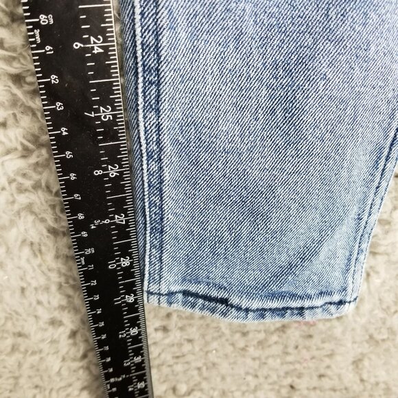 Levis Jeans Womens 28 Blue Line 8 Two Tone Stretch White Tab *Read* - Picture 8 of 16